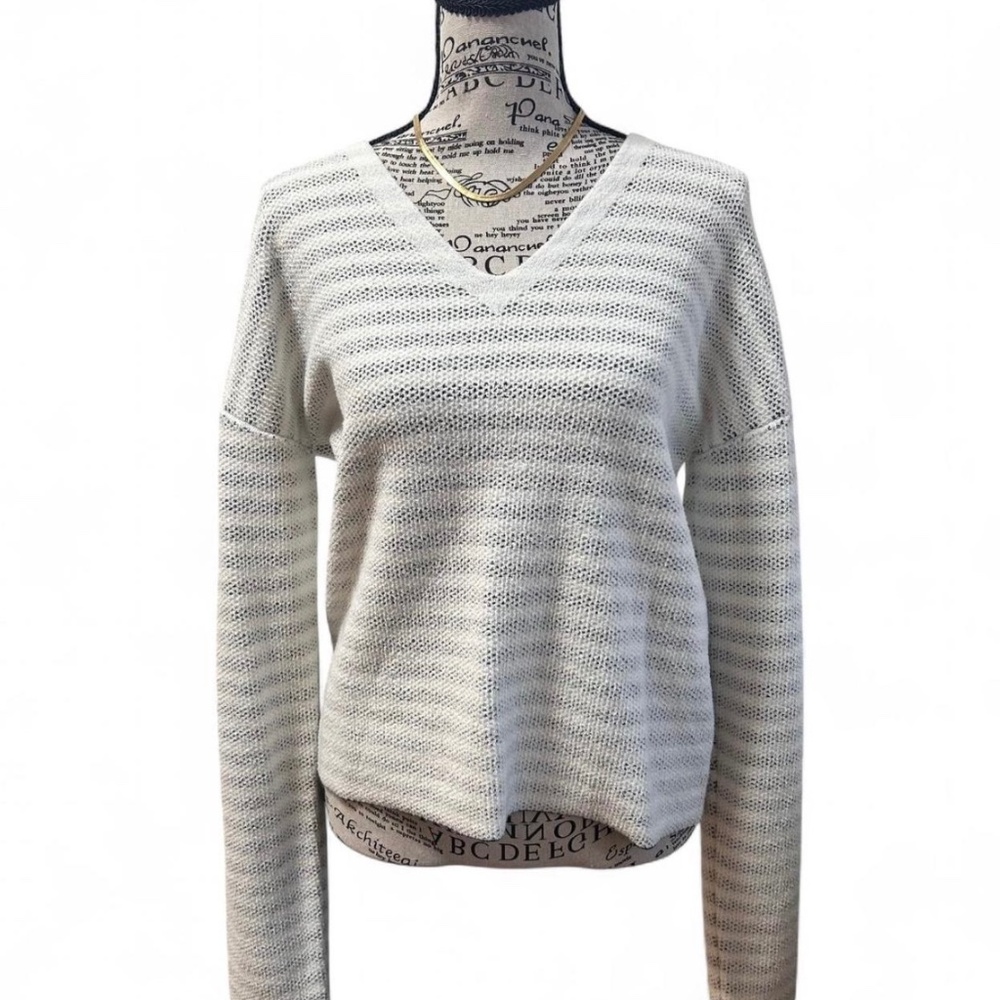 Theory Veil Stripe Sweater